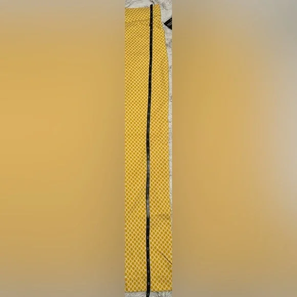 Avenue Yellow Geometric Pattern Super Stretch Pull On Wide Leg Capri Size 20 - Picture 5 of 13